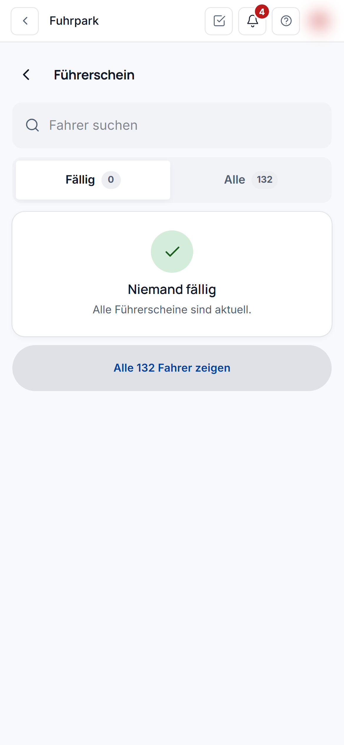 Führerscheinkontrolle am Handy